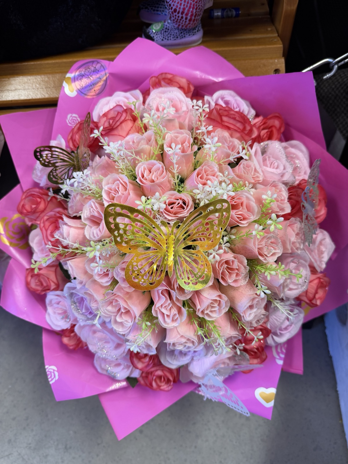 Buchón de Globos Rosa